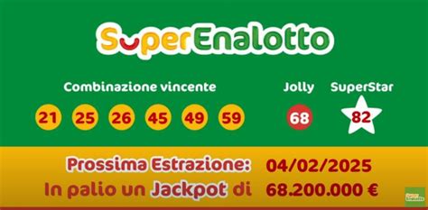 superenalotto jackpot|montepremi superenalotto prossima estrazione.